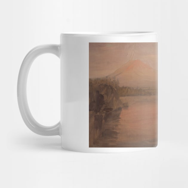 Mts. Katahdin and Turner from Lake Katahdin by Frederic Edwin Church by Classic Art Stall